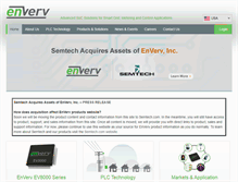 Tablet Screenshot of enverv.com